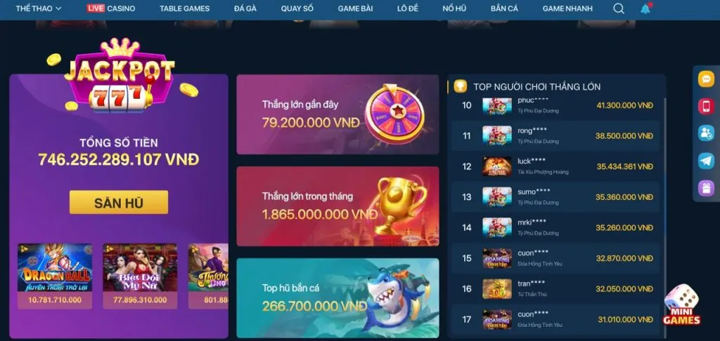 Người chơi thắng lớn tại B88